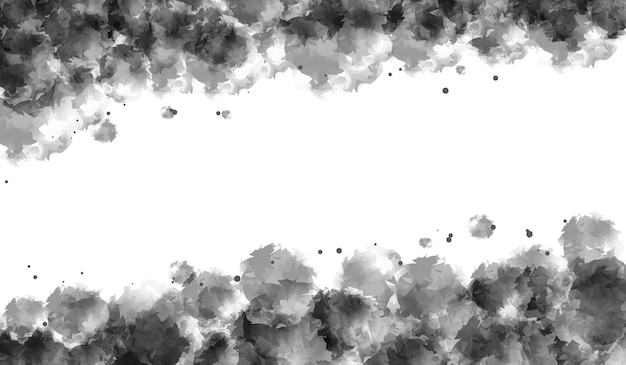 black and white watercolor abstract background vector design