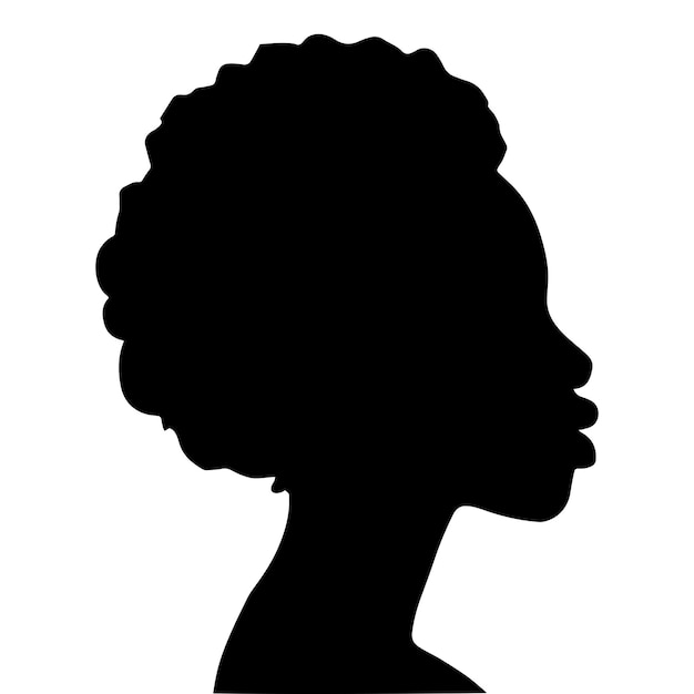 Black woman silhouette