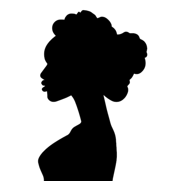 Black woman silhouette