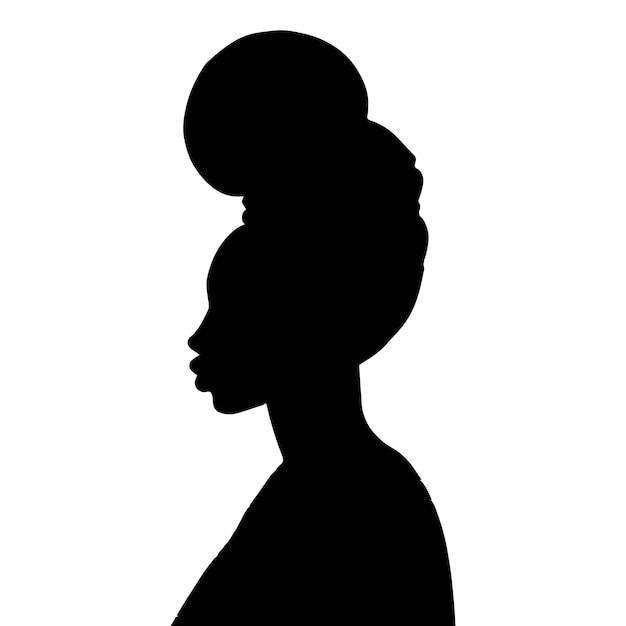 Black woman silhouette