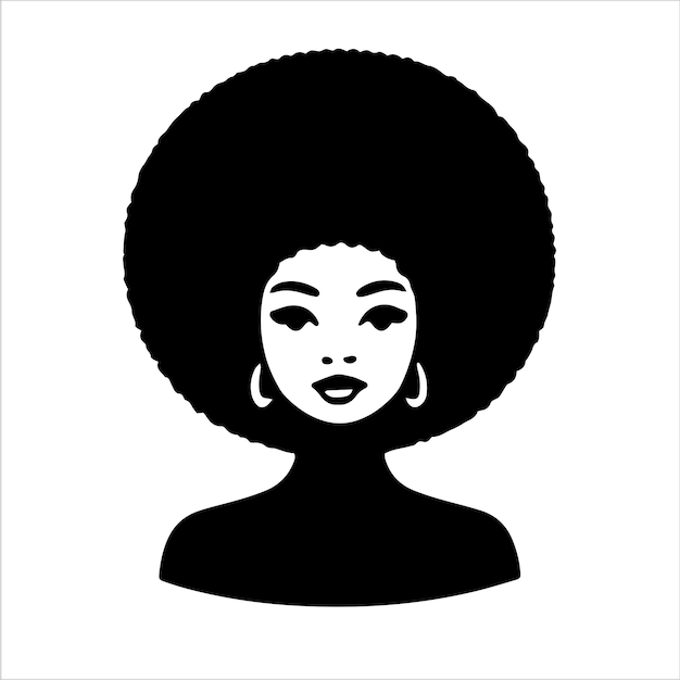 Black woman svg Afro woman svg Black girl svg Afro Puffs Pretty black educated svg black queen