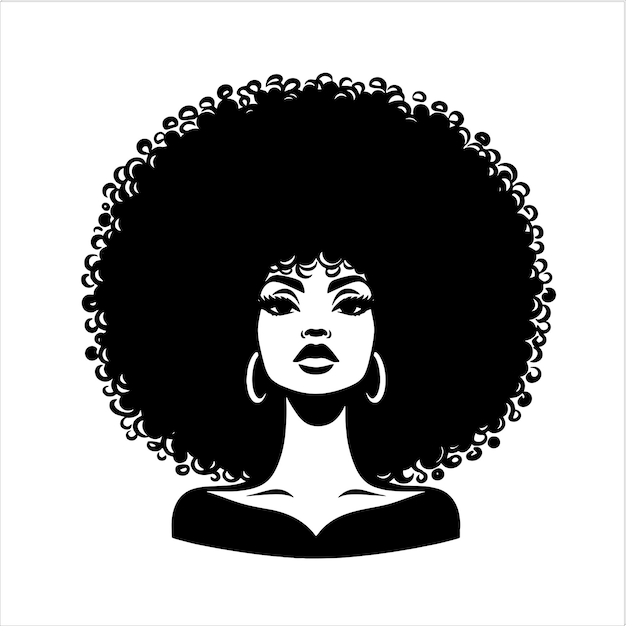 Black woman svg Afro woman svg Black girl svg Afro Puffs Pretty black educated svg black queen