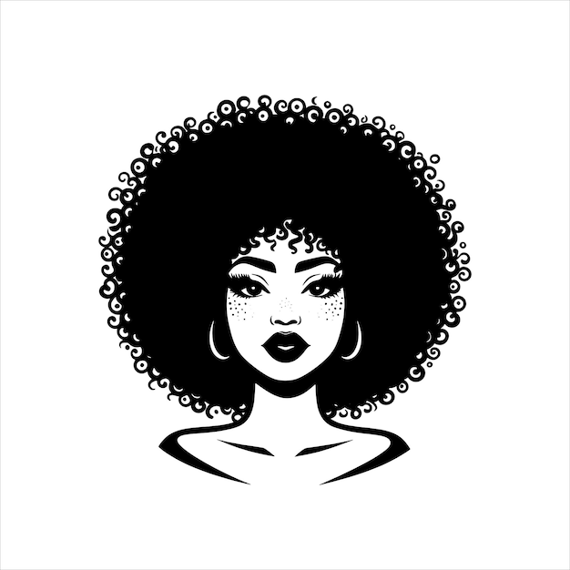 Black woman svg Afro woman svg Black girl svg Afro Puffs Pretty black educated svg black queen