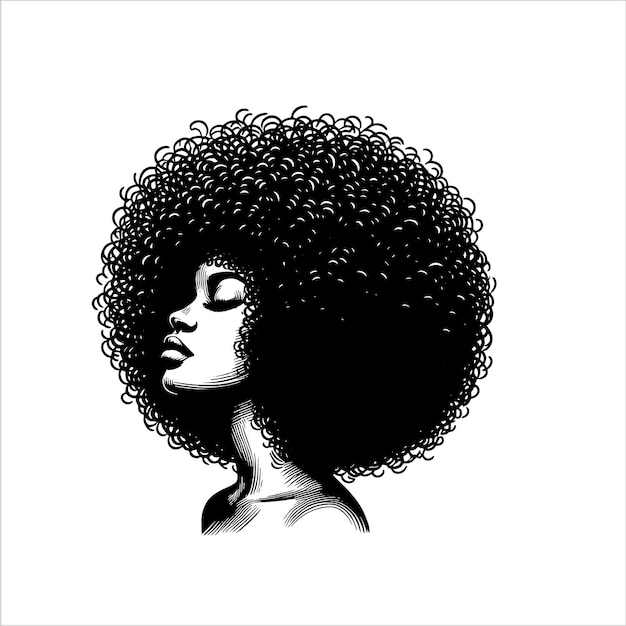 Black woman svg Afro woman svg Black girl svg Afro Puffs Pretty black educated svg black queen