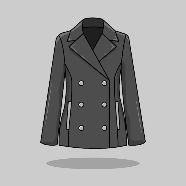 Vector black women classic jacket