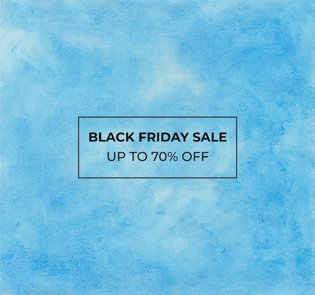 Blackfriday Sale Watercolor Background