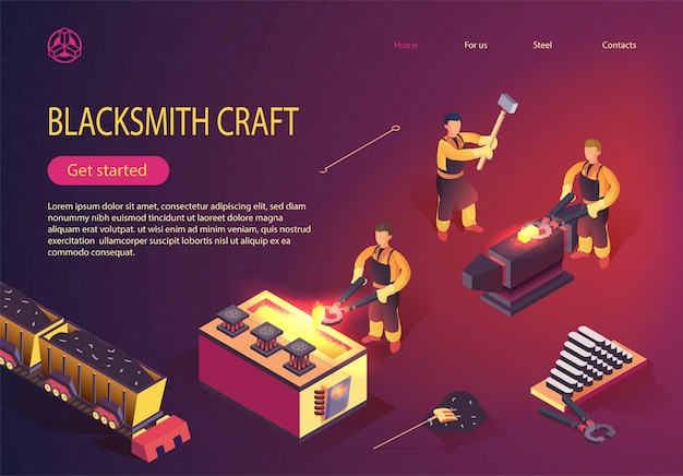 Blacksmith Craft at Metallurgical Plant landing page