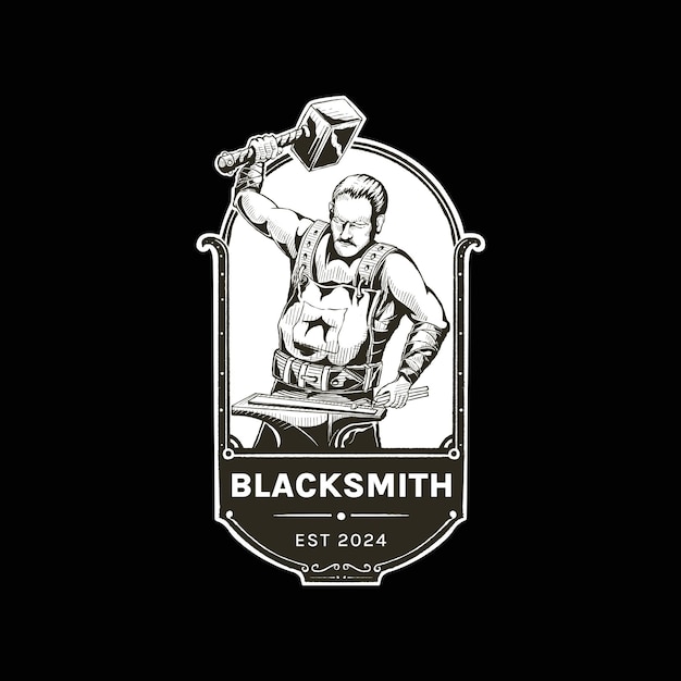 Blacksmith logo for your brand