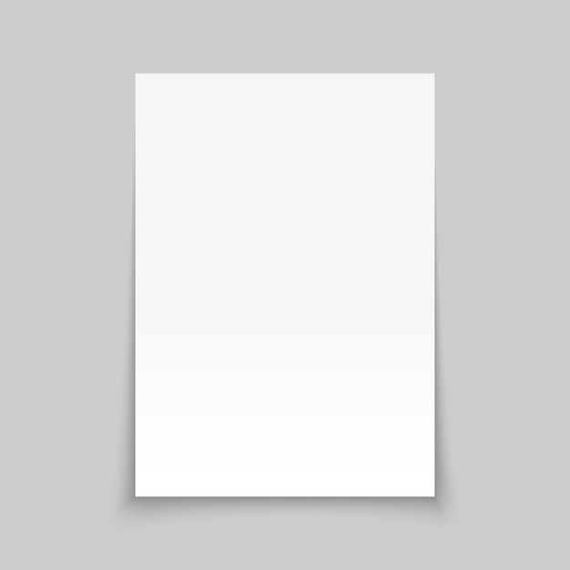 Blank a4 paper template. Brochure mockup