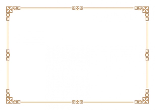 Blank Certificate border, ready add text