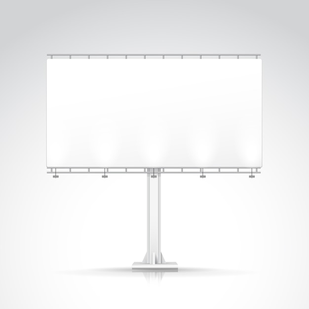 Blank Outdoor Billboard with Place for Message