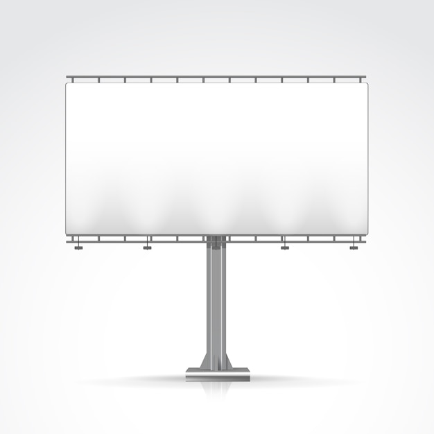 Blank Outdoor Billboard with Place for Message