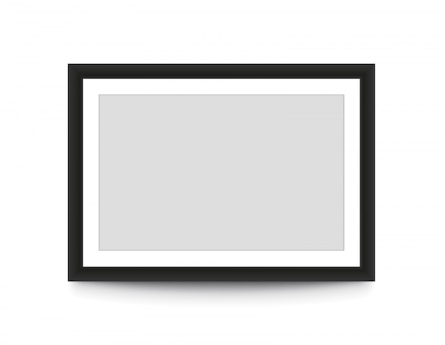 Blank picture frame for photographs.