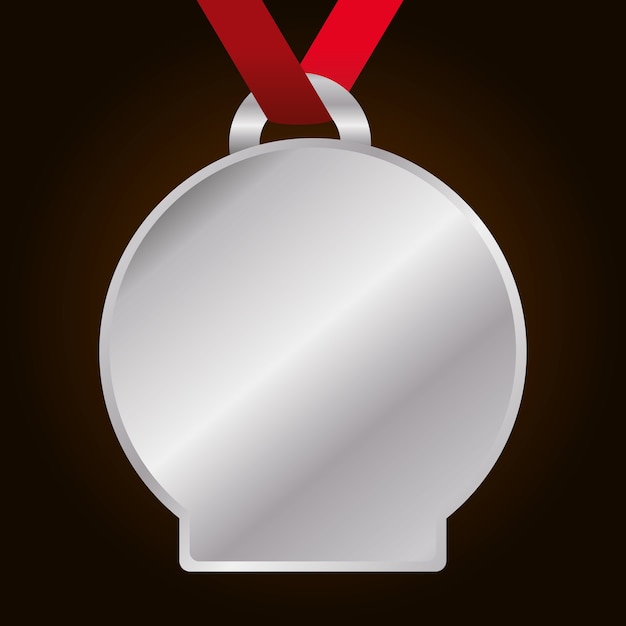 blank silver medal icon image