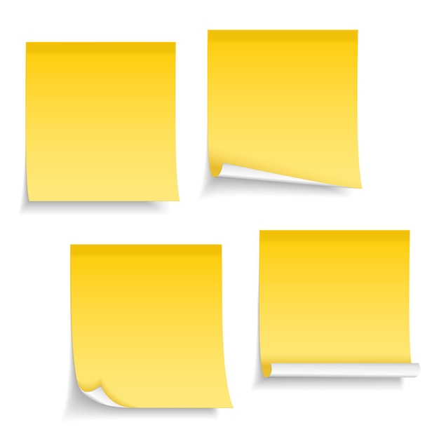 Blank Sticky Notes