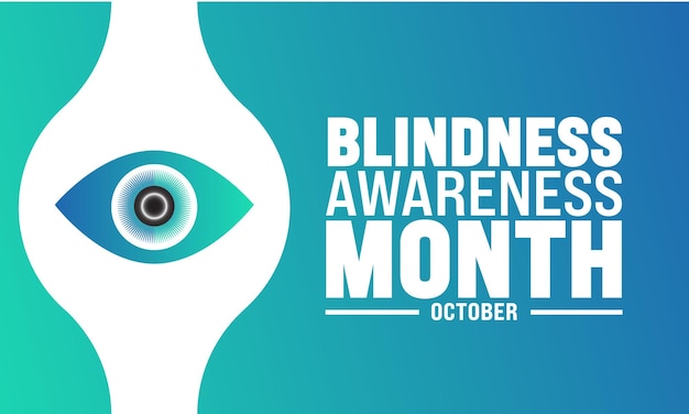 Blindness awareness month design template good for celebrations Ribbon design Template for banner