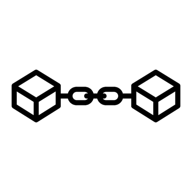 blockchain vector icon