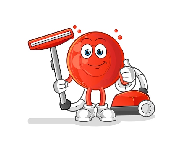 Blood cell clean with a vacuum . character vector