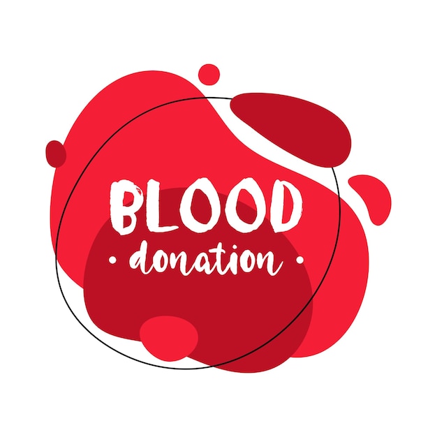 Blood Donation abstract graphic liquid organic shape elements Dynamical fluid isolated red drops