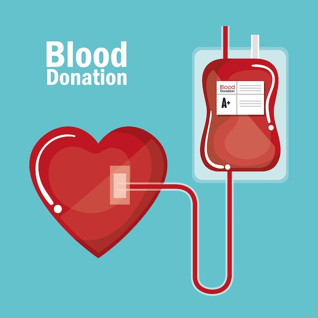 blood donation medical icon