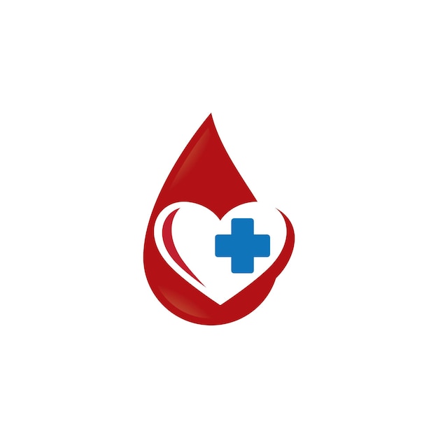 Blood drop logo images illustration design