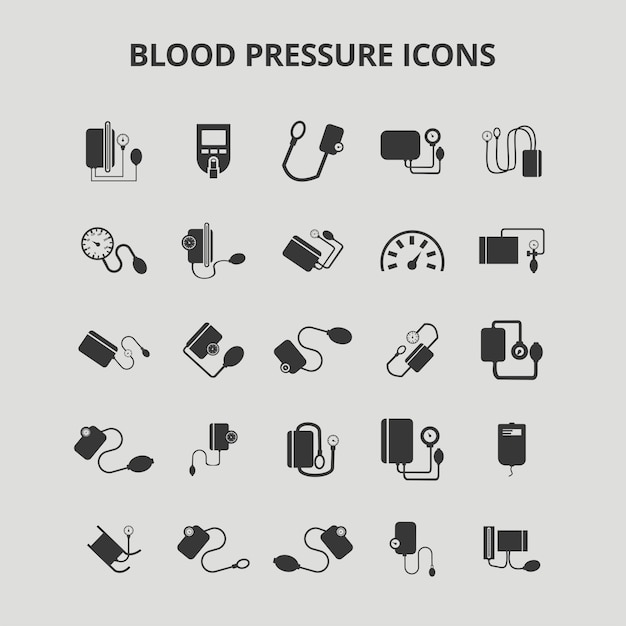 Blood Pressure Icons