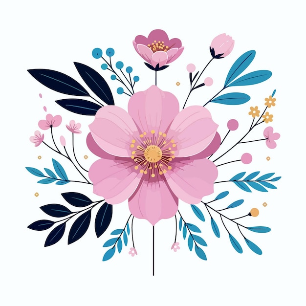 Blossoming Elegance Illustration