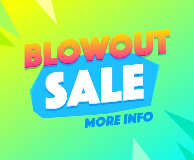 Blowout sale banner. Sale banner template, Mega sale special offer. Super special offer