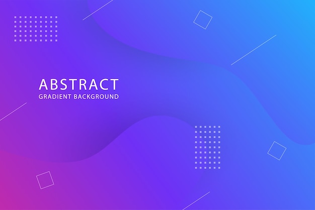 Blue Abstract banner design with gradient color.