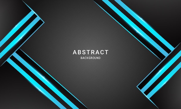 Blue abstract modern background for social media design vector