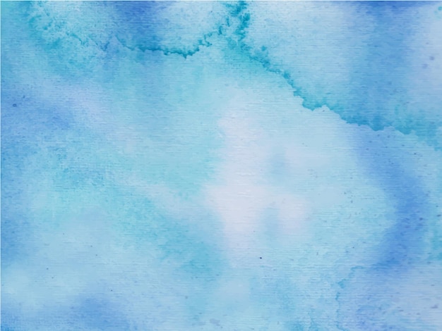 Blue abstract watercolor