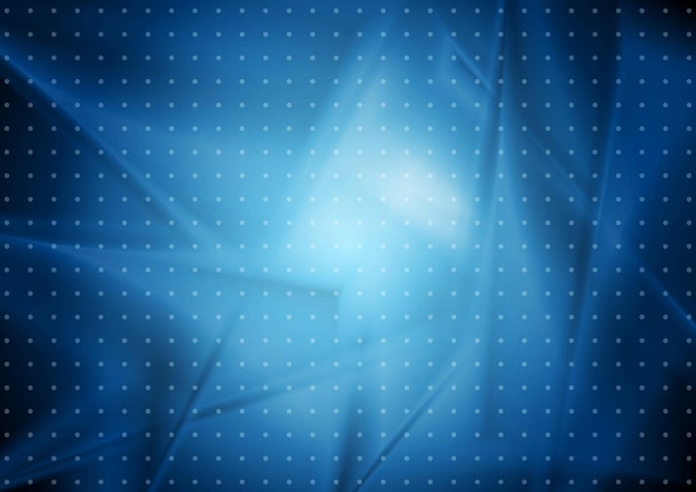 Blue abstract wavy dotted background