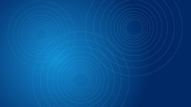 Blue Background circles