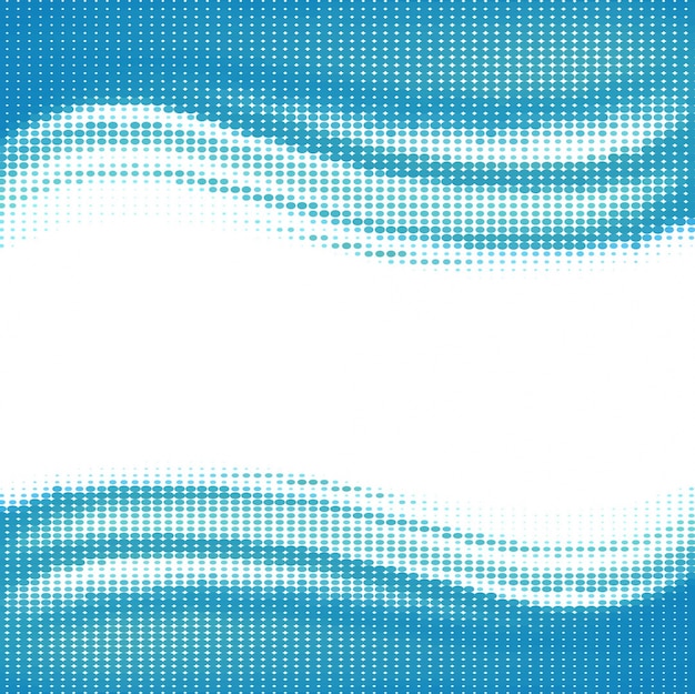 Blue background of wavy shapes