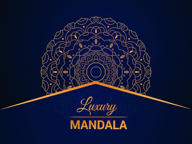 a blue background with gold and orange text that says  luxury