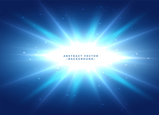 blue background with shiny star burst