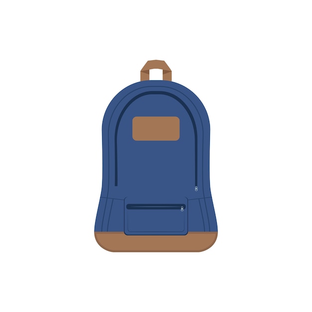 Blue Backpack Icon