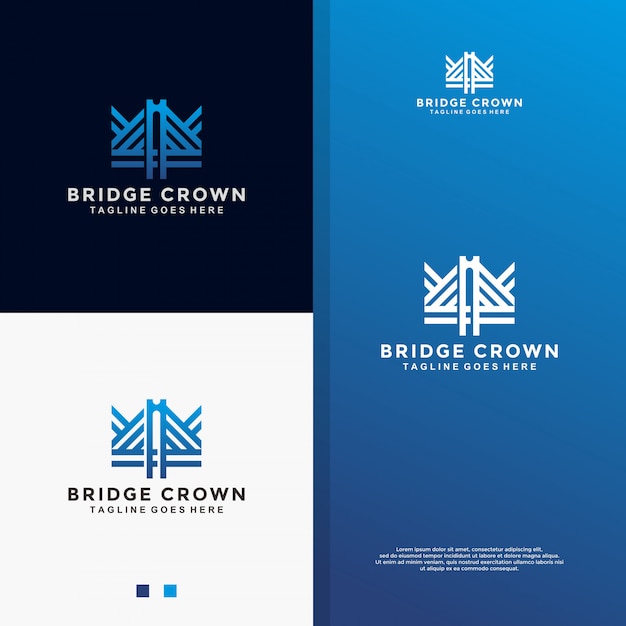 Blue Bridge crown logo