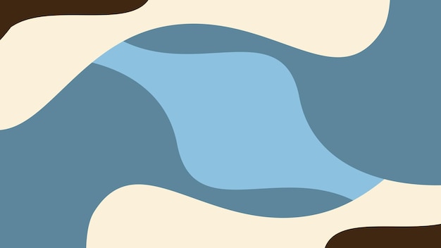 a blue and brown abstract pattern with a blue and brown background