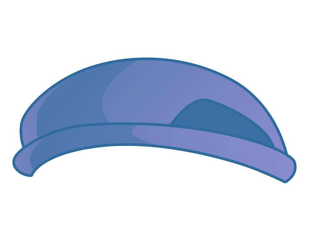 Vector blue cap icon