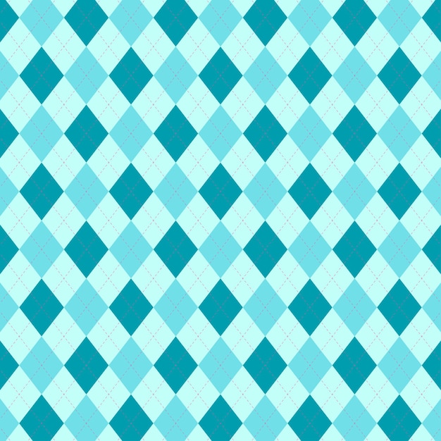 blue fabric picnic seamless pattern