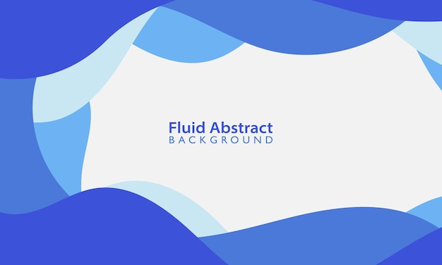 Blue fluid wavy Shapes background