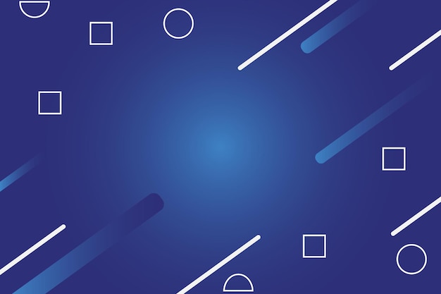 blue geomatry abstract background Free Vector