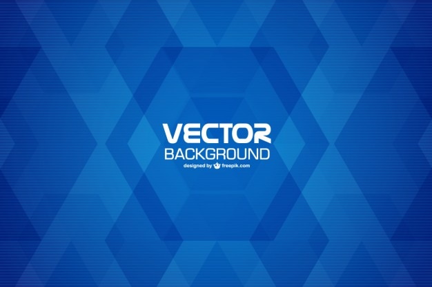 Blue geometric background