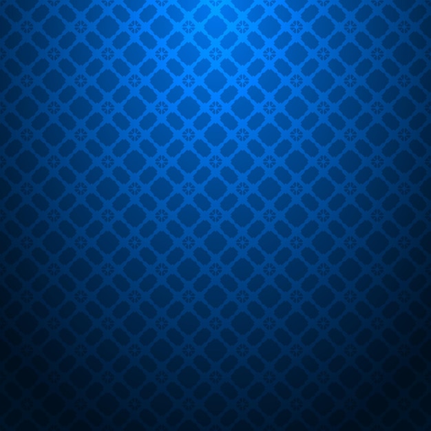 Blue geometric seamless pattern