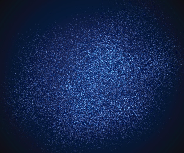 Vector blue glowing light glitter background effect magic glow sparkling texture