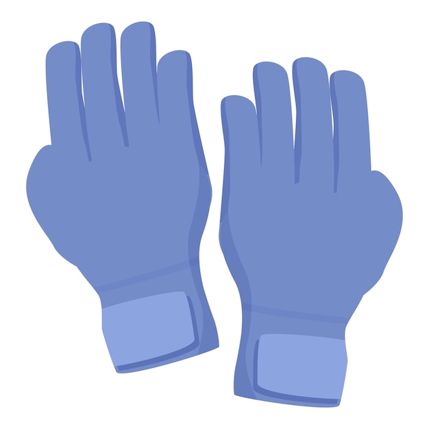 Blue goalkeeper gloves protecting hands during soccer game