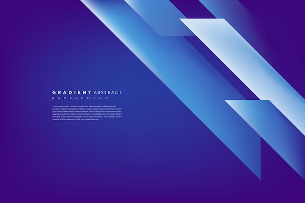 blue gradient abstract background banner with modern and geometric shapes