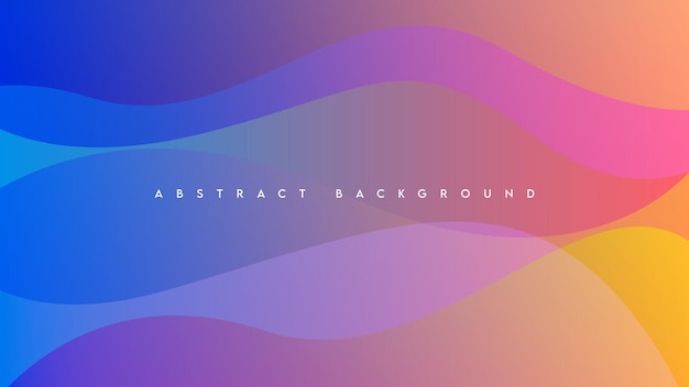 Blue gradient background with abstract wavy style