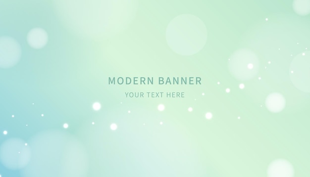 Blue and green gradient background with light spots